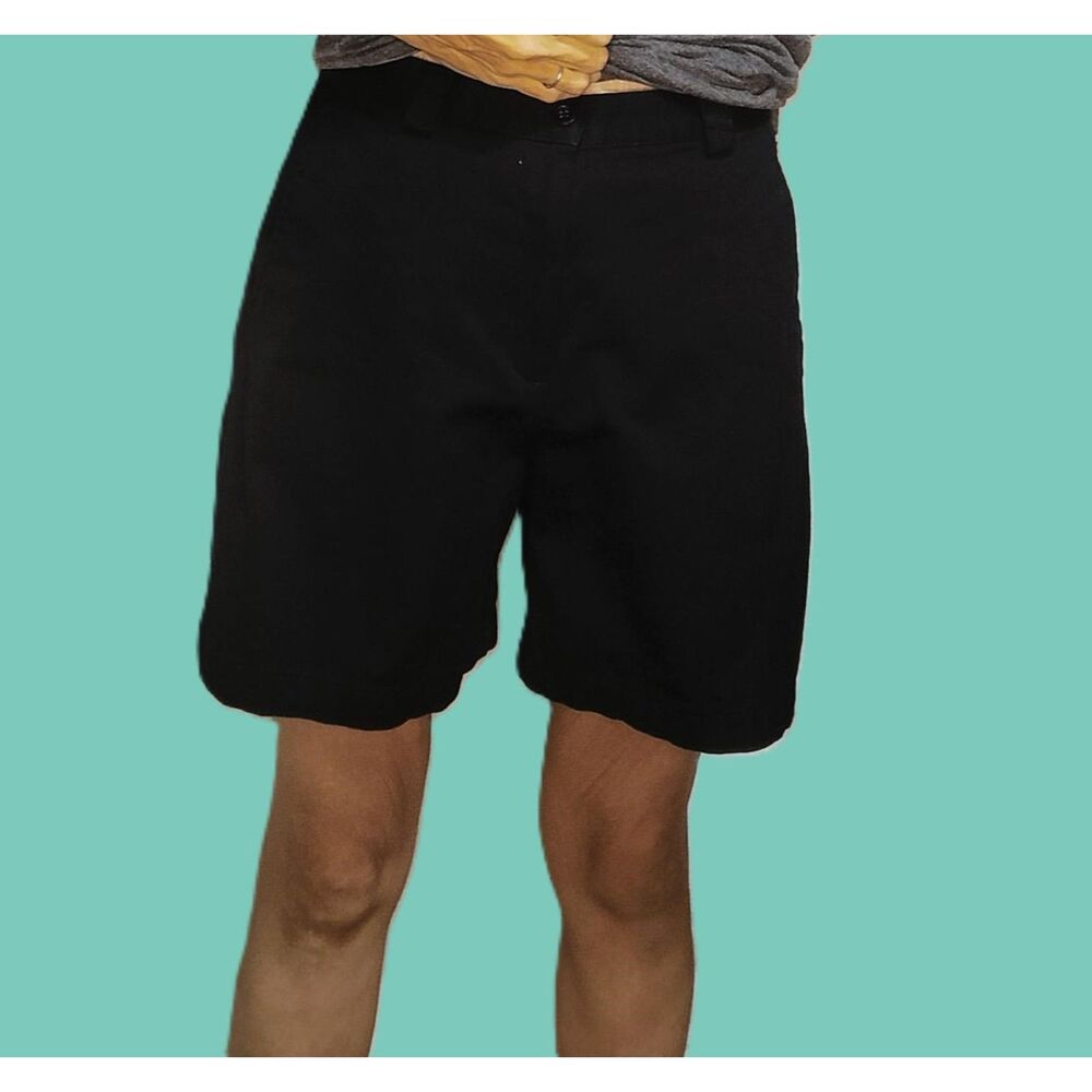 Dockers ~ Black Stretch Mini Shorts ~ Size 8